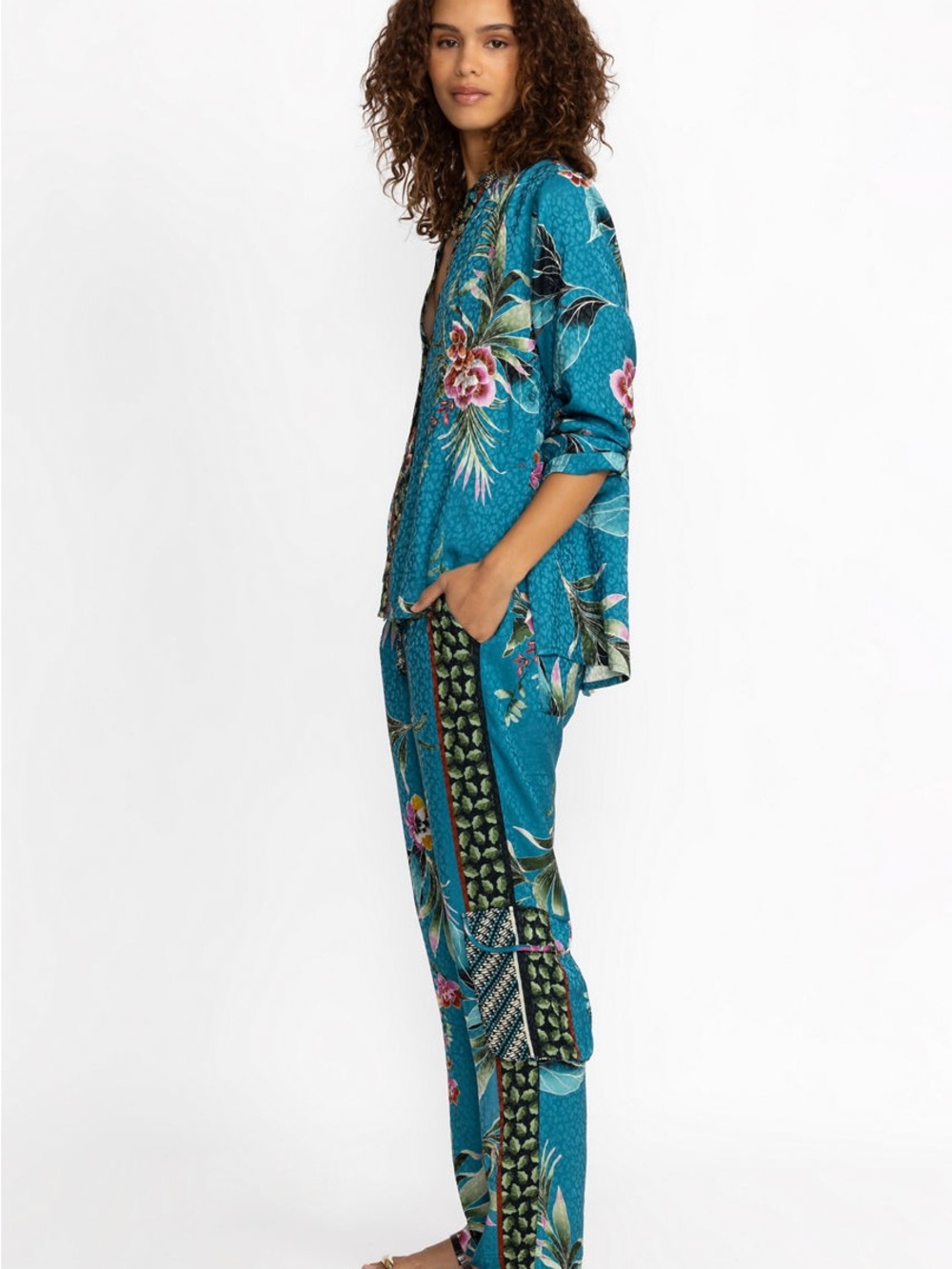 Johnny WAS Lagoon Kelly Pant size XS
